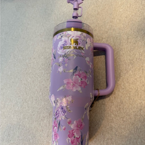 STANLEY X LOVESHACKFANCY FULL-SIZED CUP USED ONCE AND WASHED - Picture 3 of 3